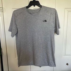 The North Face Flashdry Athletic T-Shirt Short Sleeve grey Mens Size M Medium.